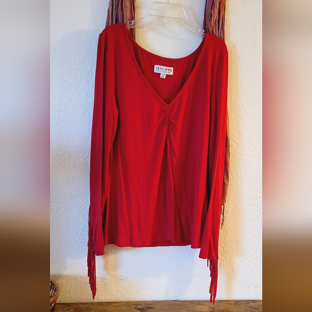 Idyllwind Fringed top Western Cowgirl L